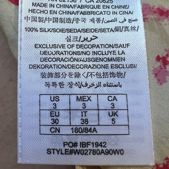 (3-4) Guess Silk mini dress - Picture 5 of 6